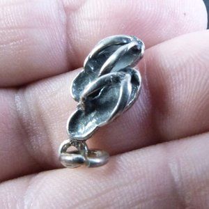 Vintage Sterling Silver 3-D SANDALS Charm